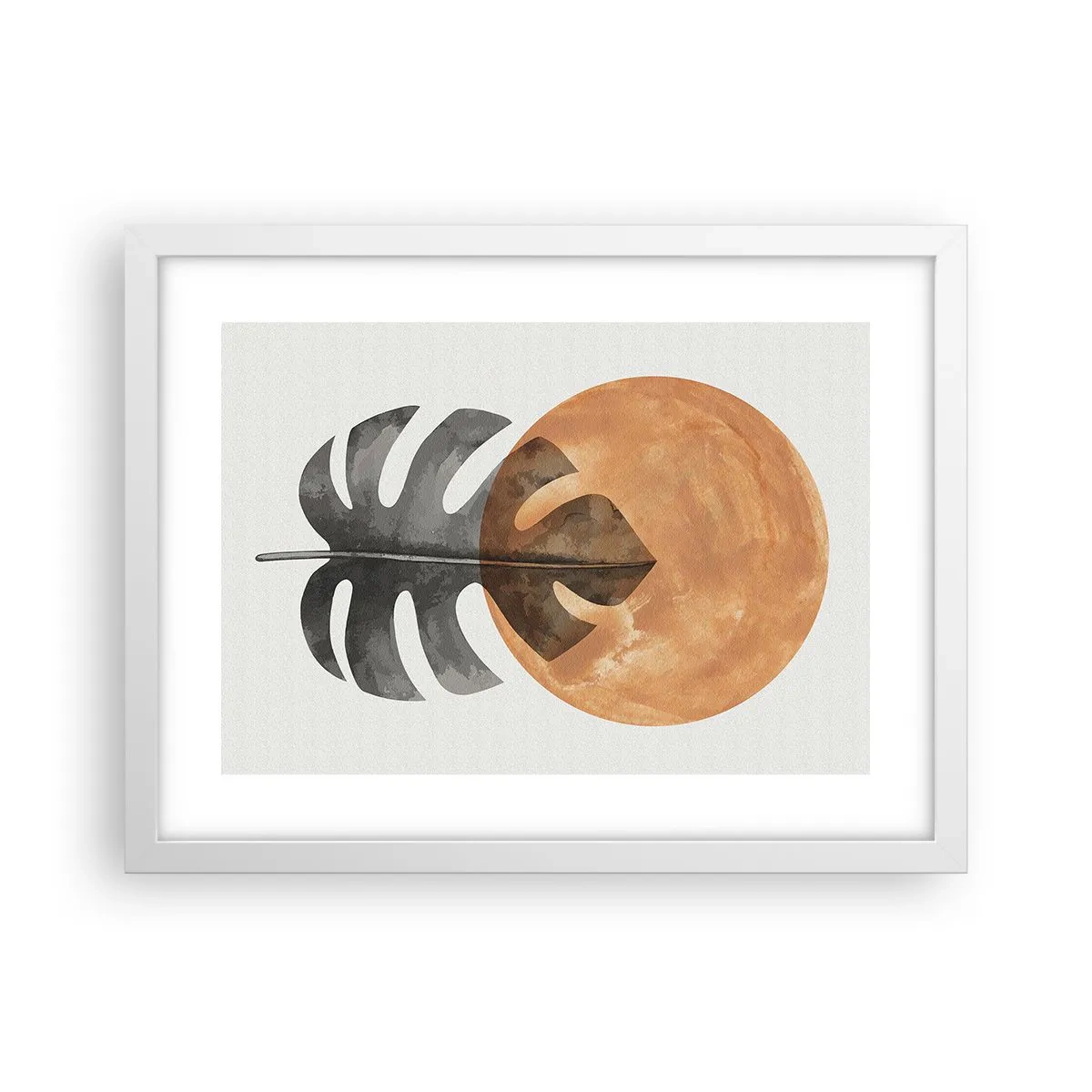 Poster in einem weißen Rahmen - Immer die Sonne - 40x30 cm