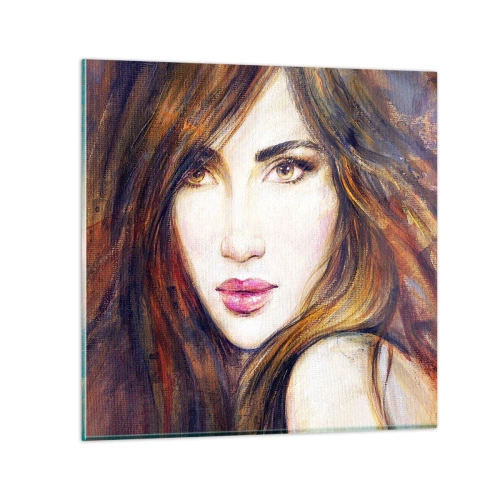 Glasbild - Bild auf glas - Einen Penny für deine Gedanken - 40x40 cm