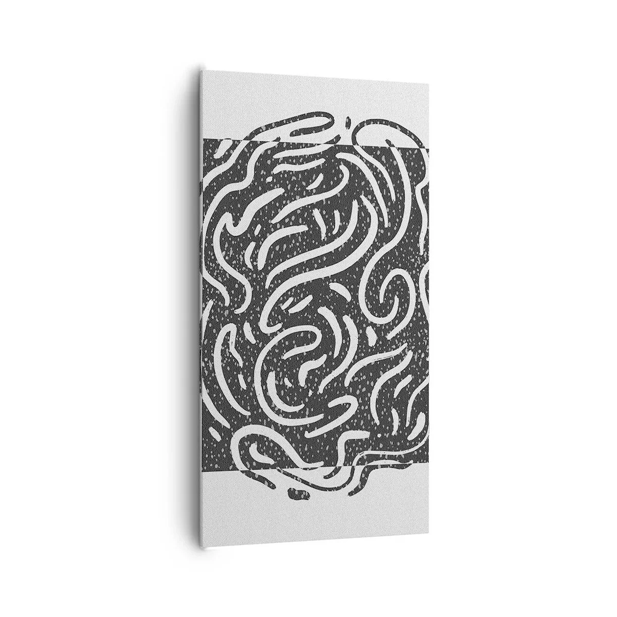 Bild auf Leinwand - Leinwandbild - Abstraktion: Freudentanz - 65x120 cm