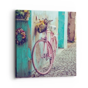 Bild auf Leinwand - Leinwandbild - Ich komme gleich wieder - 30x30 cm