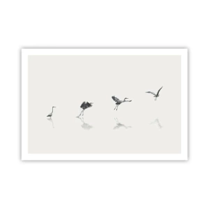 Poster - Vier einfache Schritte - 91x61 cm