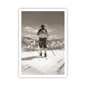 Poster - Und die Berge bleiben unverändert - 70x100 cm