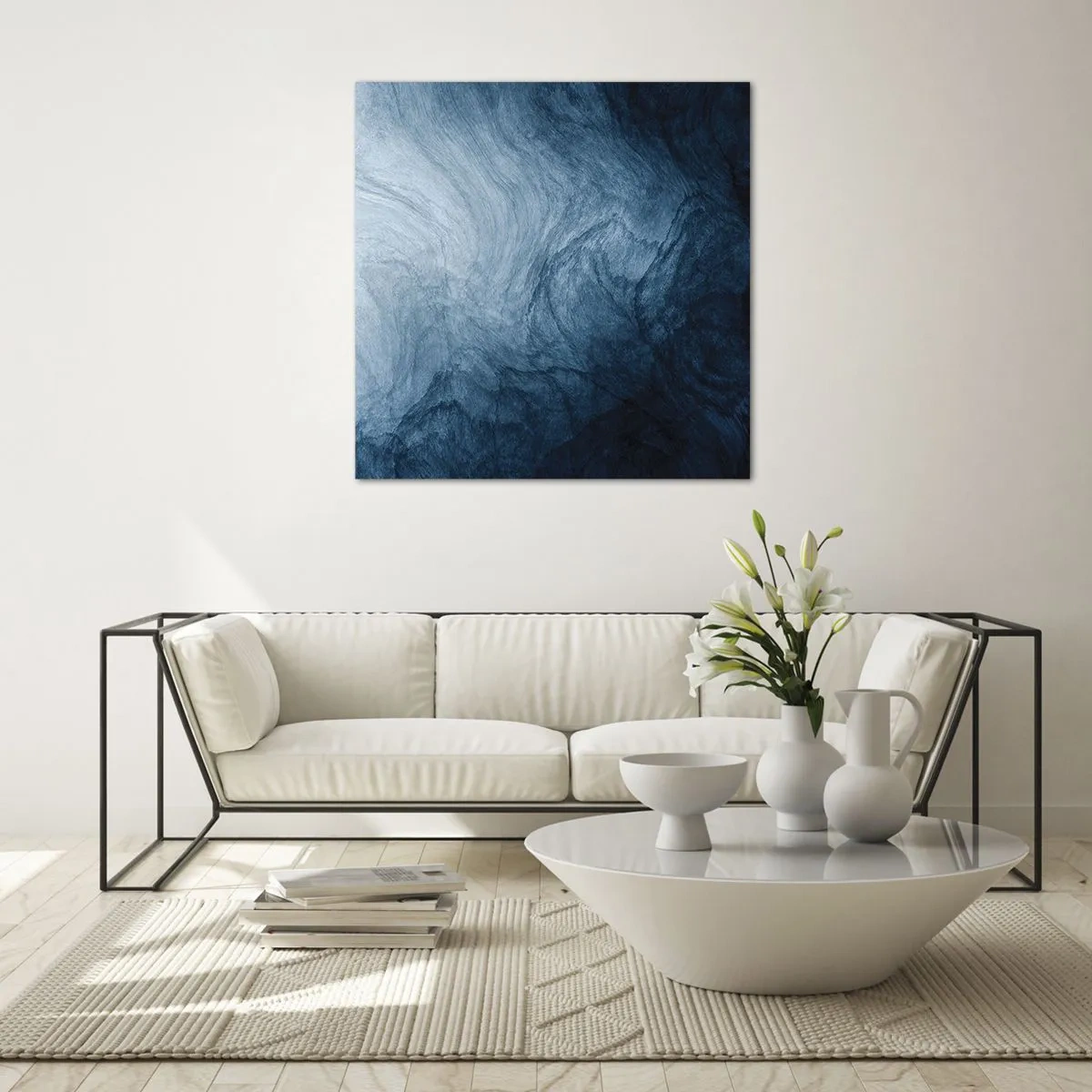 Glasbild - Bild auf glas - Greifen Sie tief - 40x40 cm