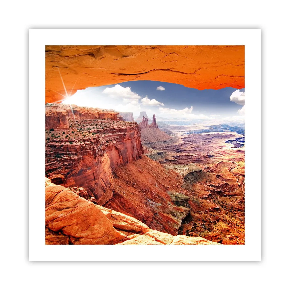 Poster - Von der Natur selbst geschnitzt - 50x50 cm