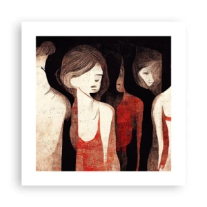 Poster - Madonnen der Dunkelheit - 40x40 cm