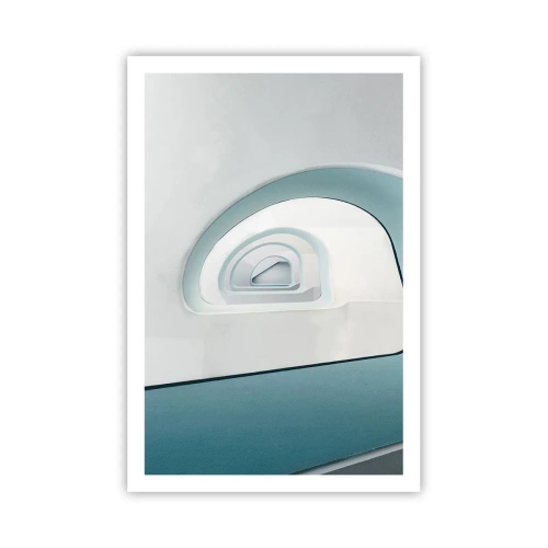 Poster - Bis zum Ende des Blaus - 61x91 cm