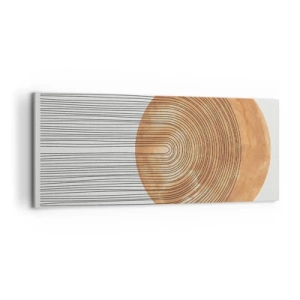 Bild auf Leinwand - Leinwandbild - SonnenKomposition - 100x40 cm