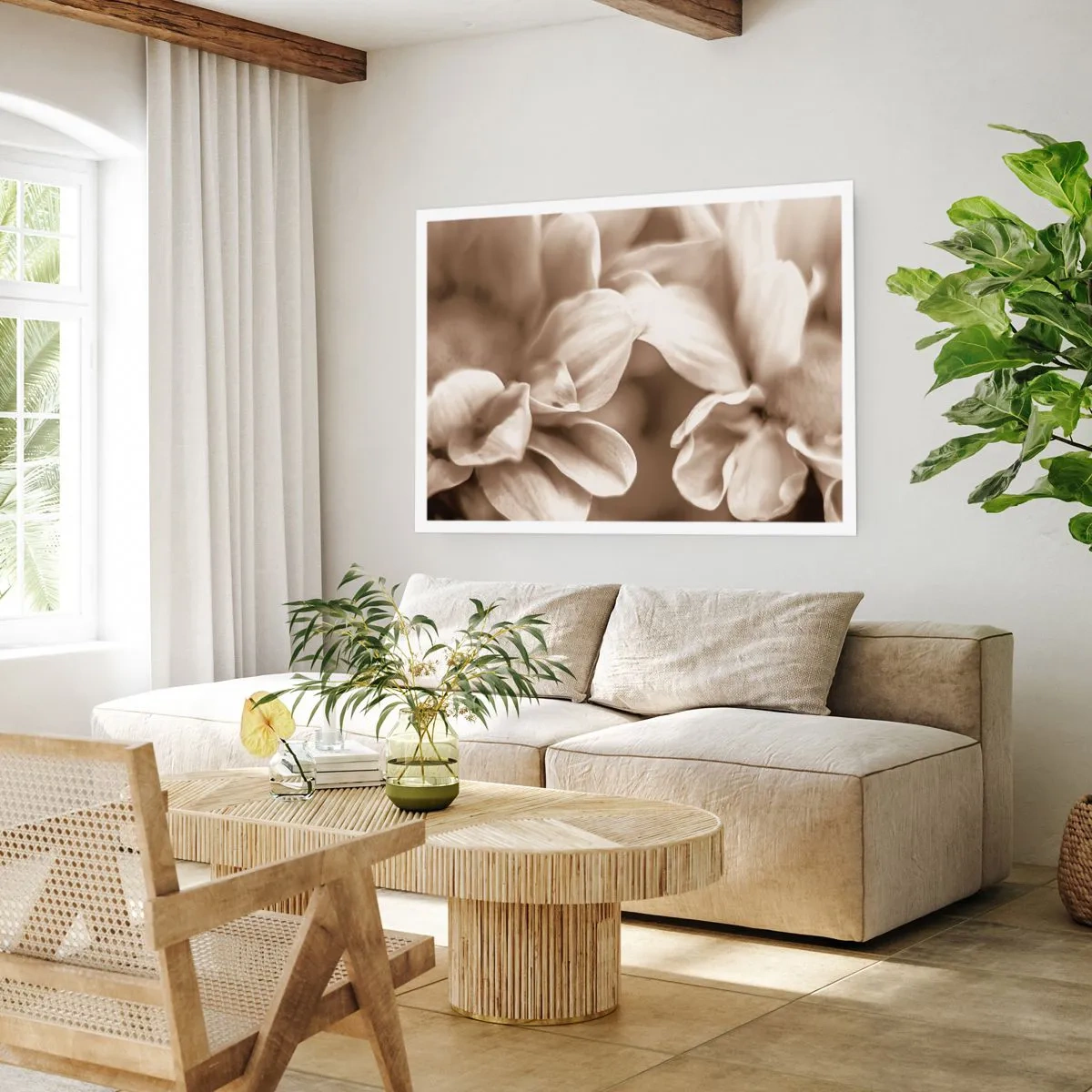 Poster - So sanft wie ein Lächeln - 70x50 cm