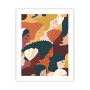 Poster - Nur Weiblichkeit - 40x50 cm