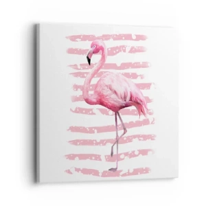 Bild auf Leinwand - Leinwandbild - In Würde, aber in Pink - 30x30 cm