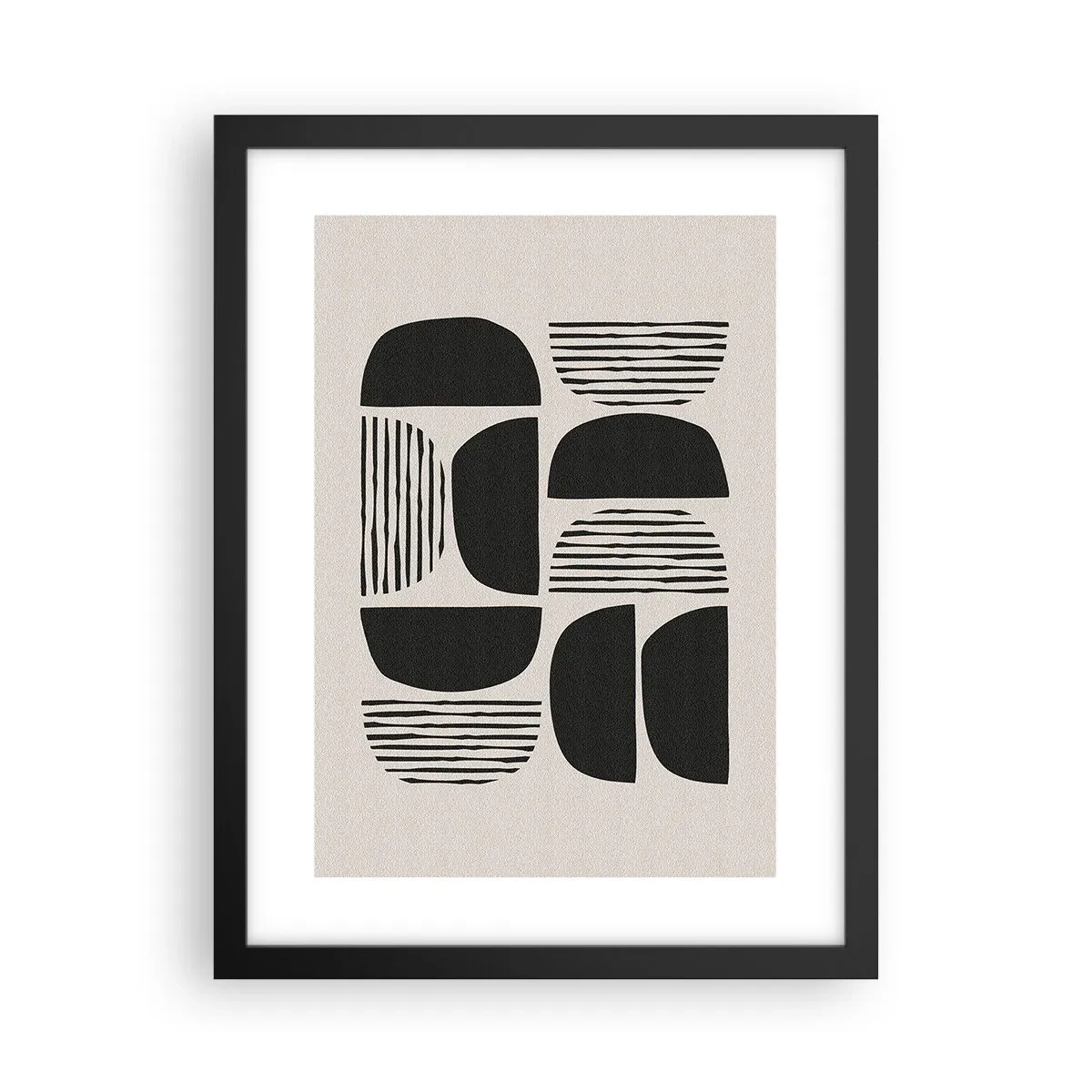 Poster in einem schwarzem Rahmen - Halbherzige Deals - 30x40 cm