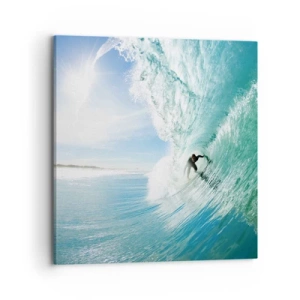 Bild auf Leinwand - Leinwandbild - Immer Top - 70x70 cm