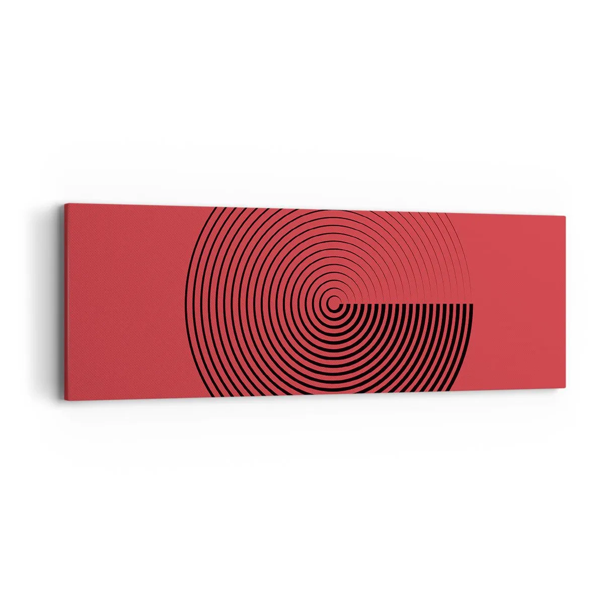 Bild auf Leinwand - Leinwandbild - Kreisbewegung - 90x30 cm