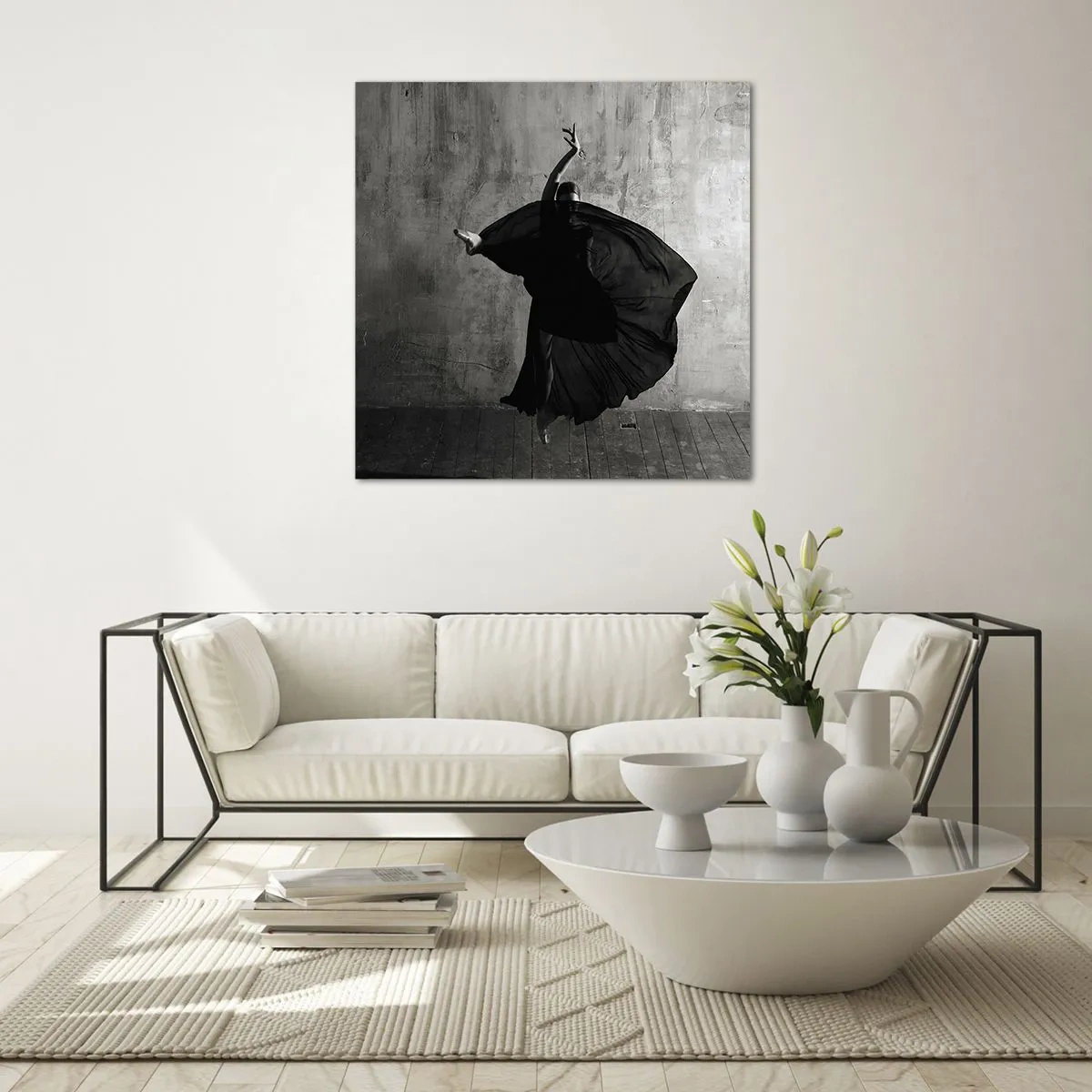 Glasbild - Bild auf glas - Leidenschaftlicher Gürtel - 50x50 cm