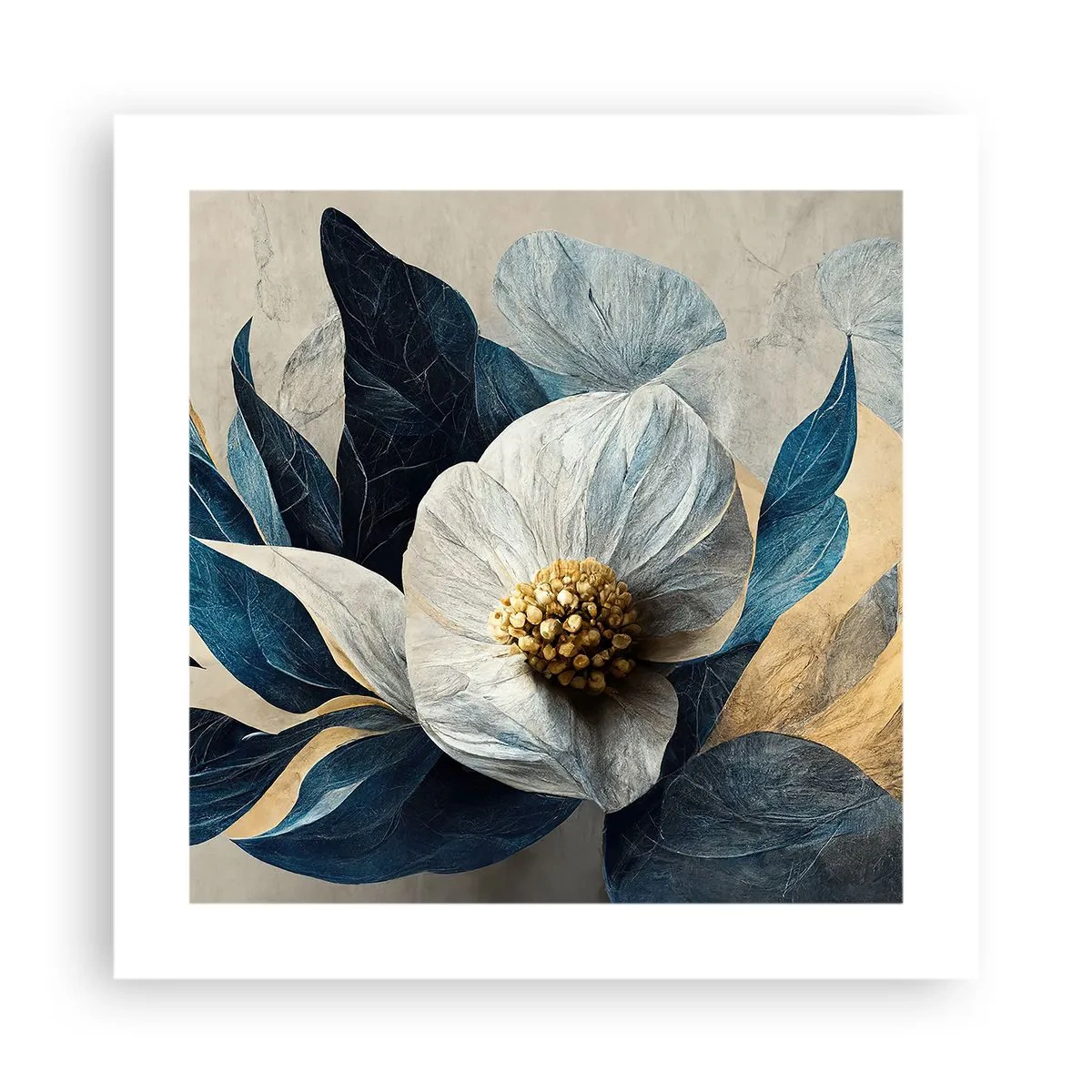 Poster - Er hat ein Herz aus Gold - 40x40 cm