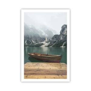 Poster - Und die stolzen Felsen der Stirn - 61x91 cm