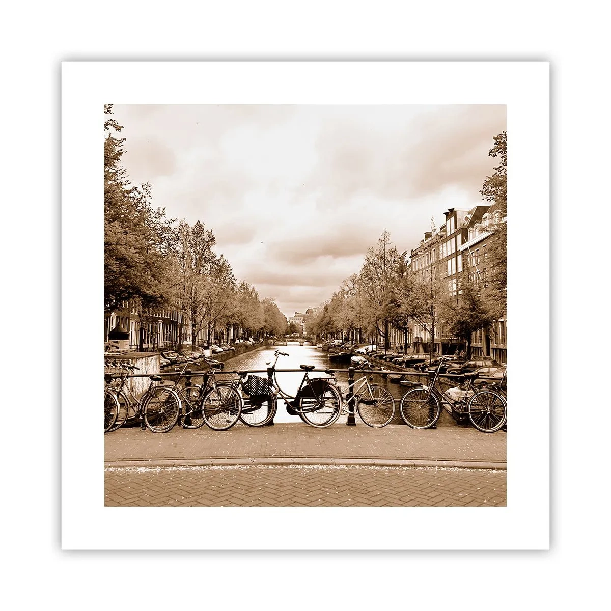 Poster - Niederländische Atmosphäre - 40x40 cm