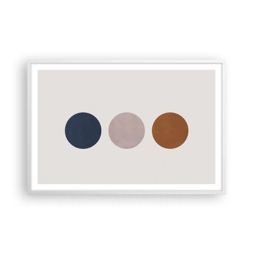 Poster in einem weißen Rahmen - Ein Symbol für Exzellenz - 91x61 cm