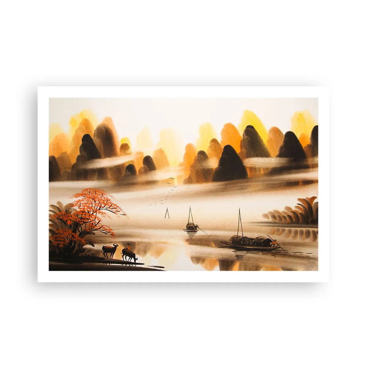 Poster - Weiter als im Fernosten - 91x61 cm