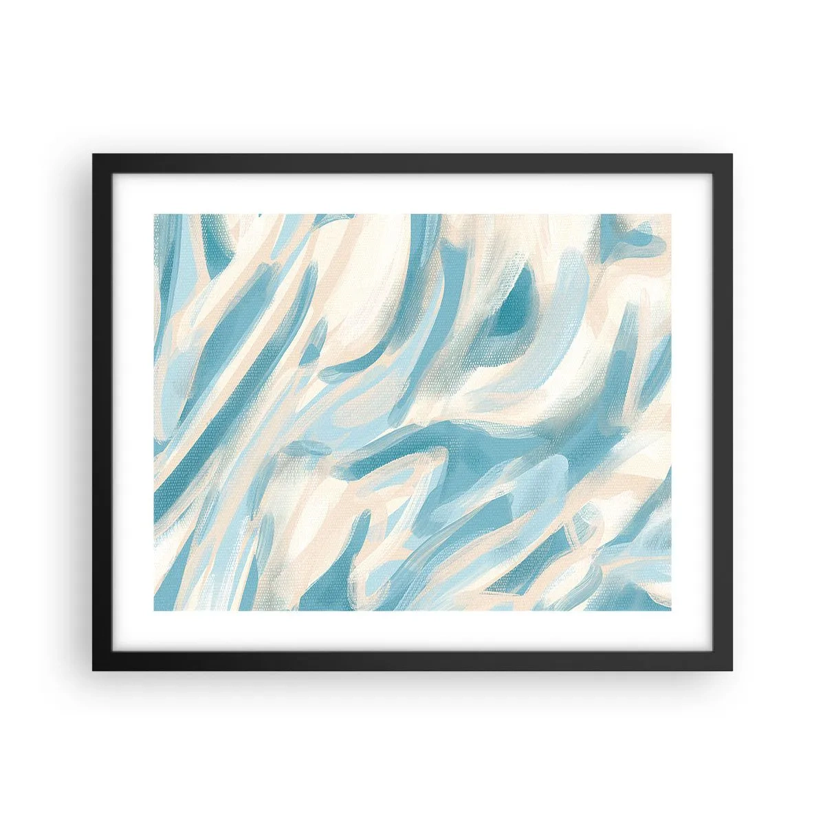 Poster in einem schwarzem Rahmen - Frühlingsbrisen - 50x40 cm