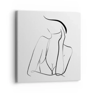 Bild auf Leinwand - Leinwandbild - Auf der Traumwelle - 30x30 cm