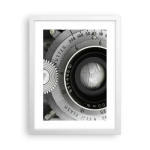 Poster in einem weißen Rahmen - Eine Story über Hollywood - 30x40 cm