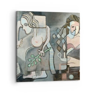 Bild auf Leinwand - Leinwandbild - Mosaik aus Geist und Materie - 70x70 cm