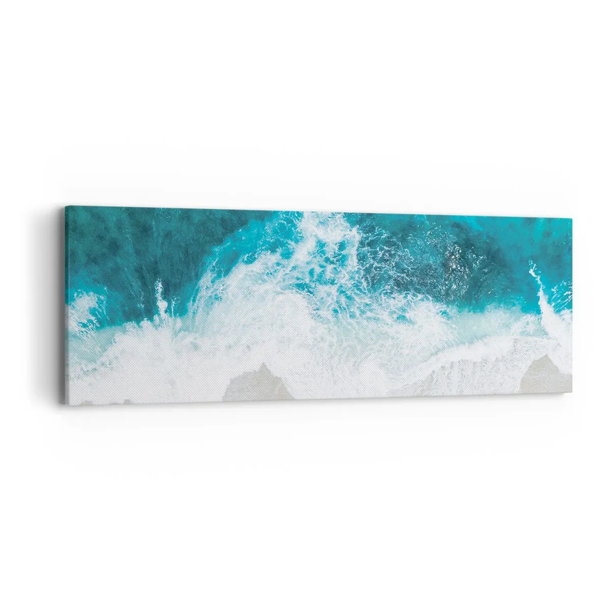 Bild auf Leinwand - Leinwandbild - Natürliche Liebkosung - 90x30 cm