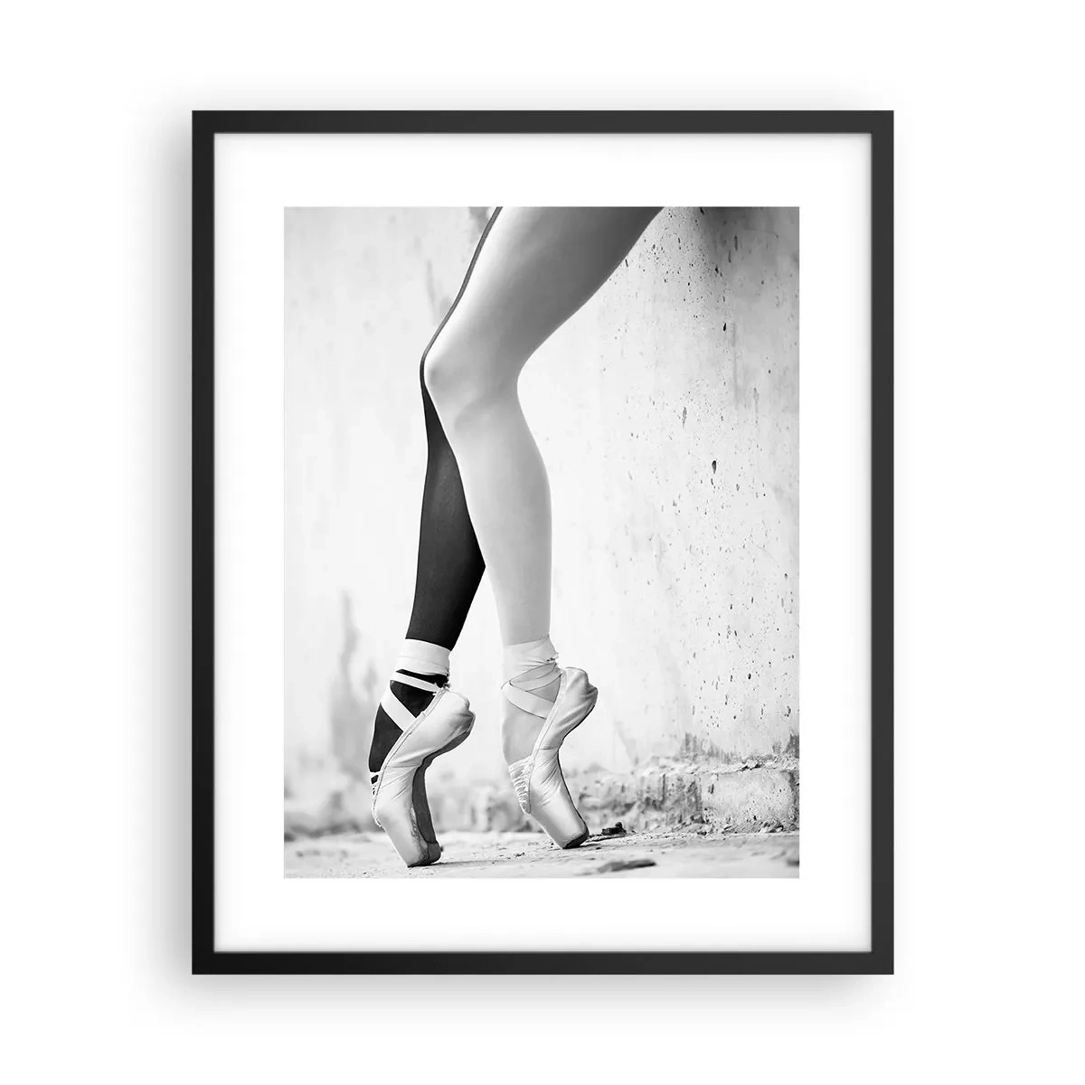 Poster in einem schwarzem Rahmen - Ballerina, voilà! - 40x50 cm