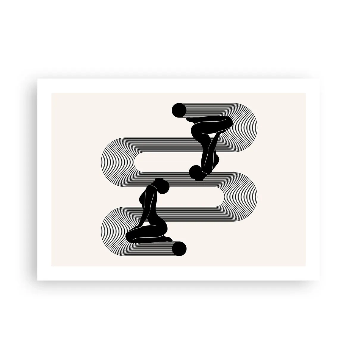 Poster - Sinnliche Symmetrie - 70x50 cm