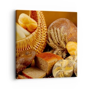 Bild auf Leinwand - Leinwandbild - Wir sind wieder davongekommen - 30x30 cm