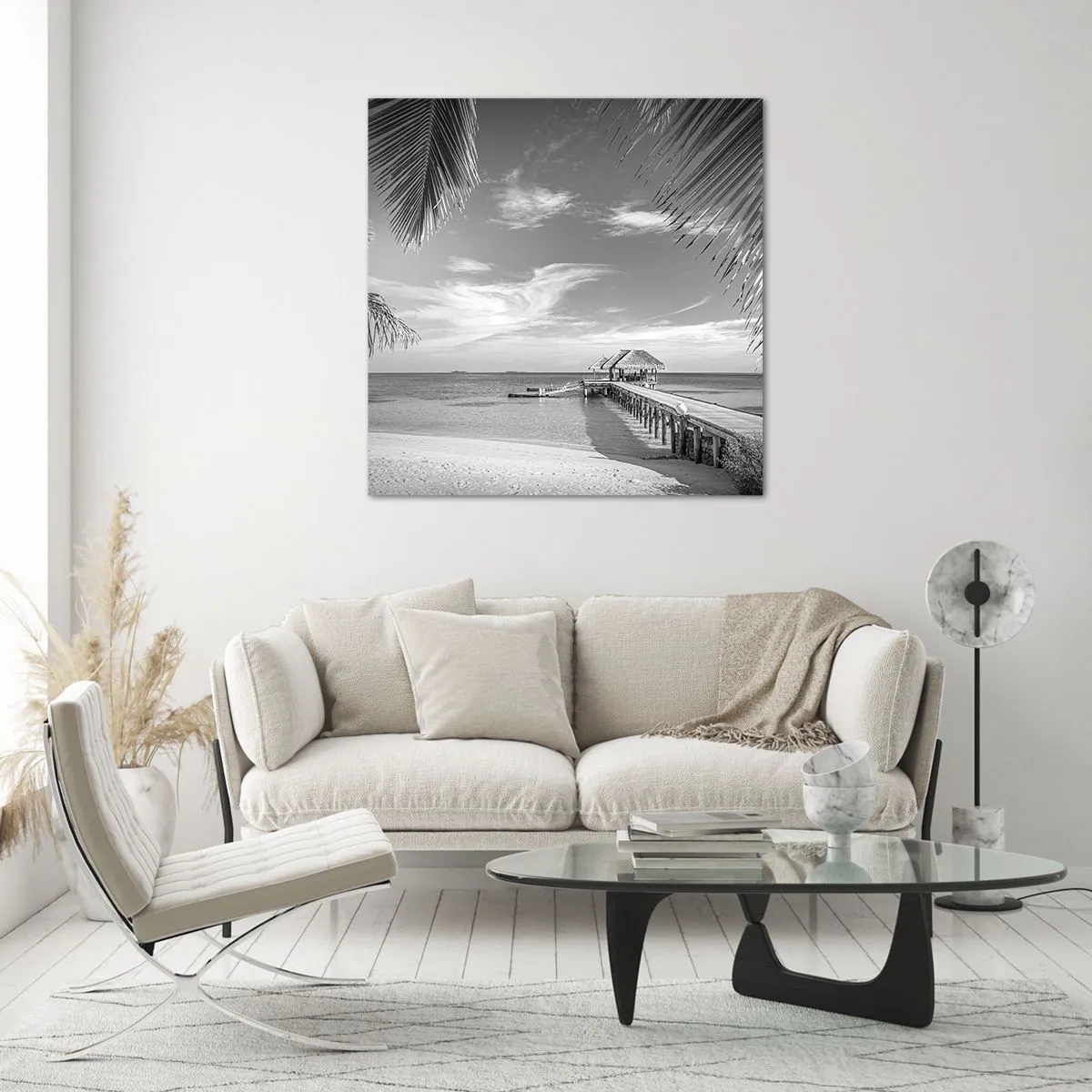 Glasbild - Bild auf glas - Erinnerung oder Traum? - 30x30 cm