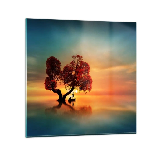 Glasbild - Bild auf glas - Oddaysons und die Stille der Weltlosen - 50x50 cm