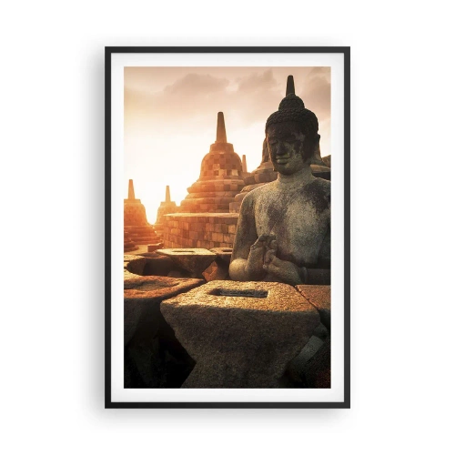 Poster in einem schwarzem Rahmen - Wetter der großen Weisheit - 61x91 cm