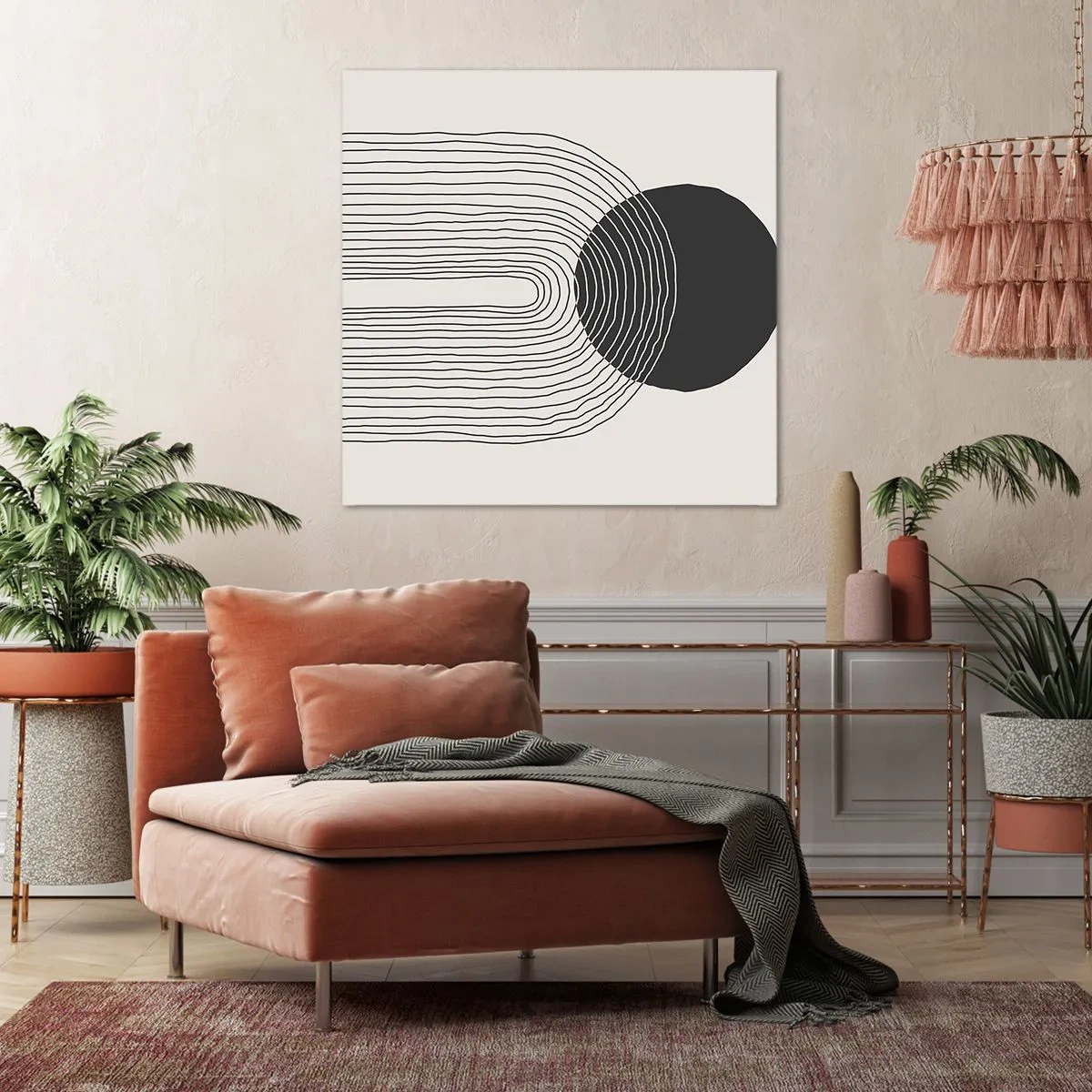 Bild auf Leinwand - Leinwandbild - Zittern und Vertrauen - 50x50 cm