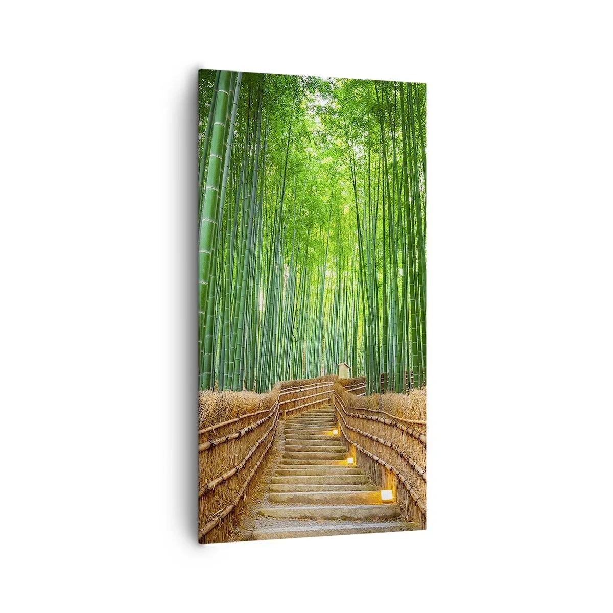 Bild auf Leinwand - Leinwandbild - Die Essenz der asiatischen Natur - 65x120 cm