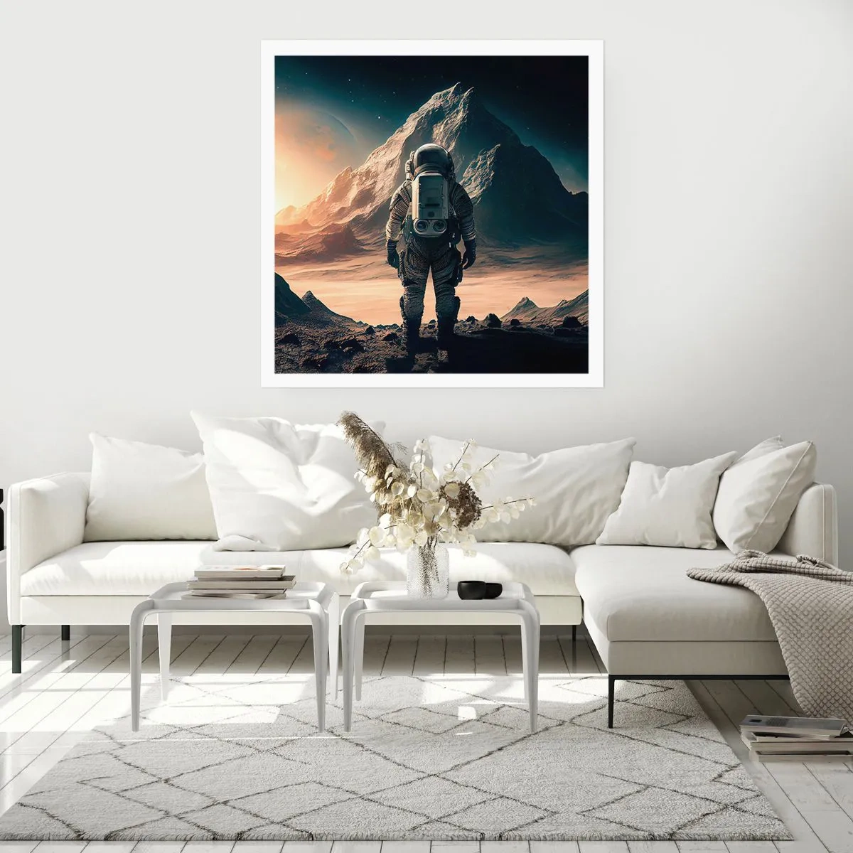 Poster - Neue Herausforderung - 60x60 cm