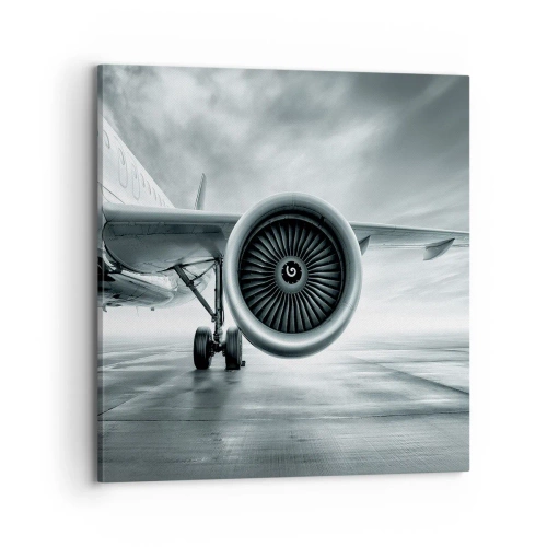 Bild auf Leinwand - Leinwandbild - Die Macht ist da! - 70x70 cm