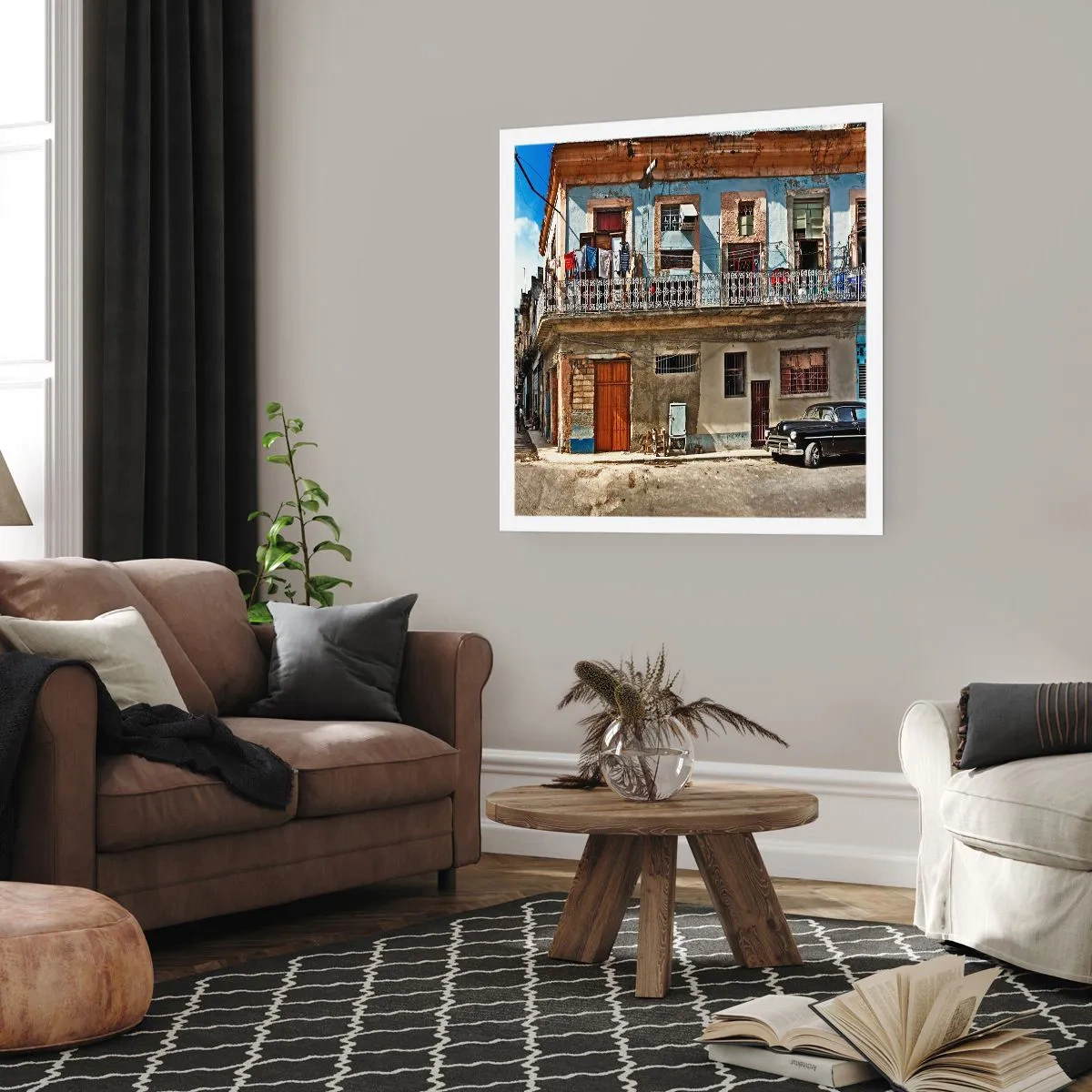 Poster - Havanna-Stimmung - 50x50 cm