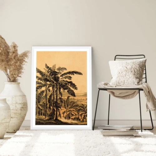 Poster in einem weißen Rahmen - in einem kolonialen Klima - 50x70 cm