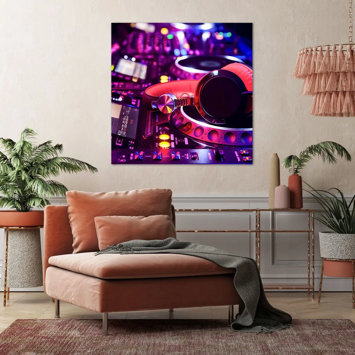 Bild auf Leinwand - Leinwandbild - Bevor der Spaß beginnt - 40x40 cm