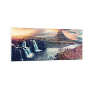 Glasbild - Bild auf glas - In der Majestät der Natur - 100x40 cm