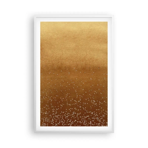 Poster in einem weißen Rahmen - Die Geburt des Lichts - 61x91 cm