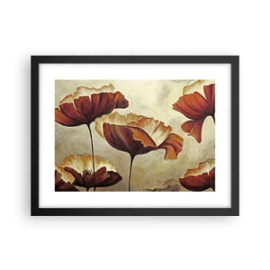 Poster in einem schwarzem Rahmen - Weideland - 40x30 cm