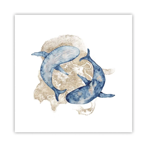 Poster - Freundschaft oder Liebe? - 30x30 cm