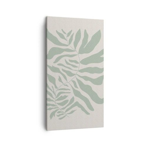 Bild auf Leinwand - Leinwandbild - Smaragdzweig - 45x80 cm