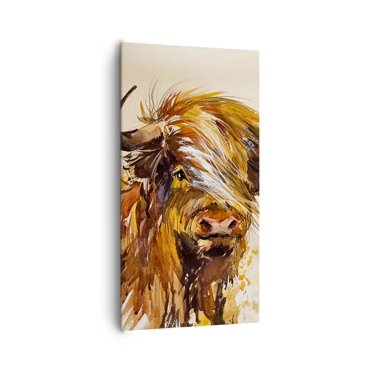 Bild auf Leinwand - Leinwandbild - Stolz des Jägers - 65x120 cm