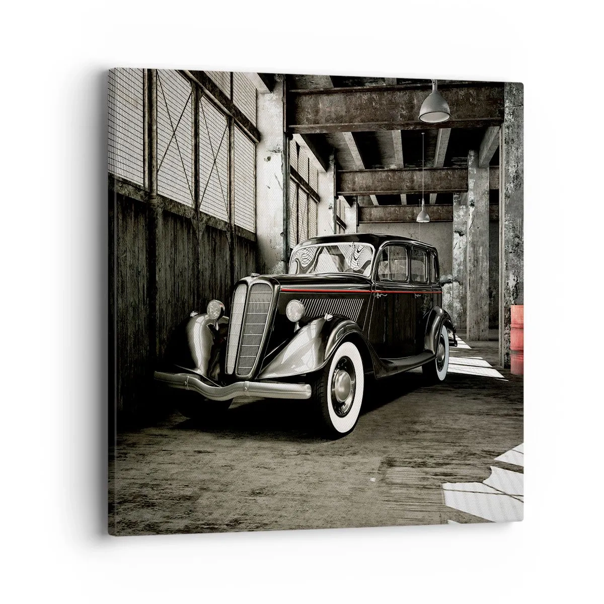 Bild auf Leinwand - Leinwandbild - Die ewige Eleganz der 1930er Jahre - 40x40 cm