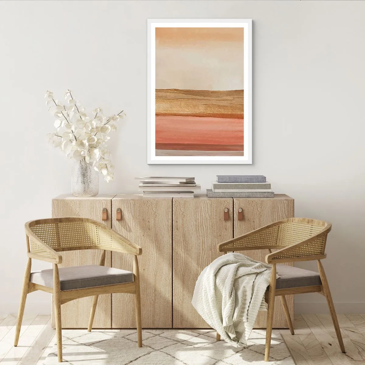 Poster in einem weißen Rahmen - Vertikale Komposition - 40x50 cm