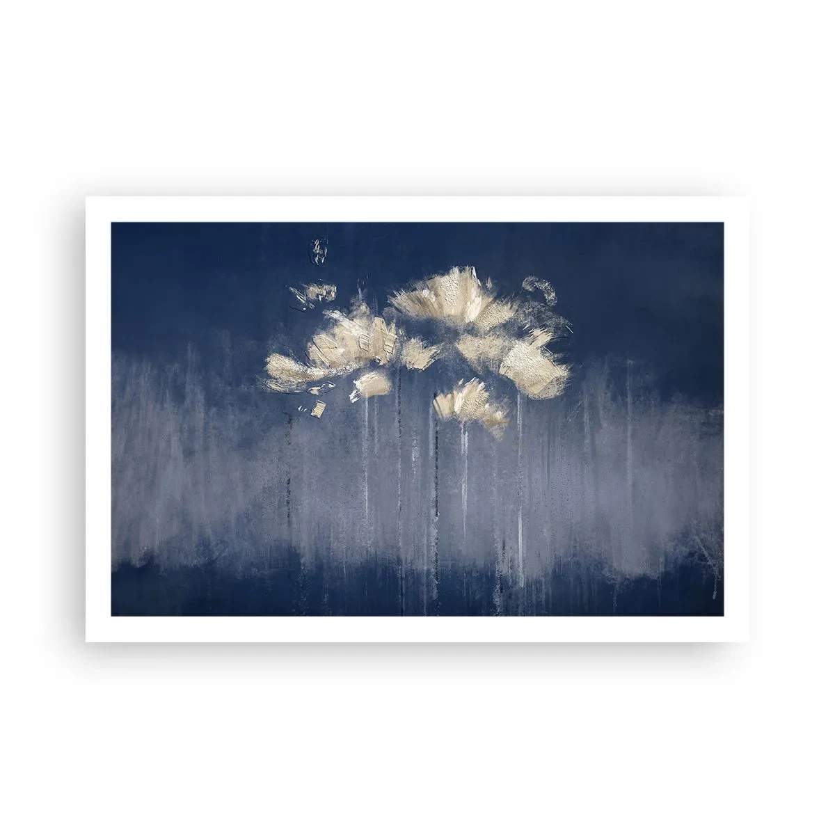Poster - Wie Blütenblätter im Wind - 91x61 cm